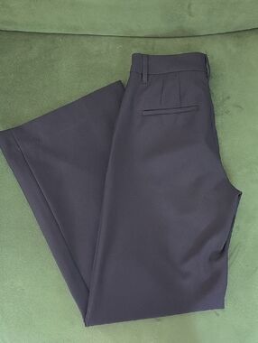 Banana Republic Factory Black Sculpted Stretch Dress Pants Petite Sz 0